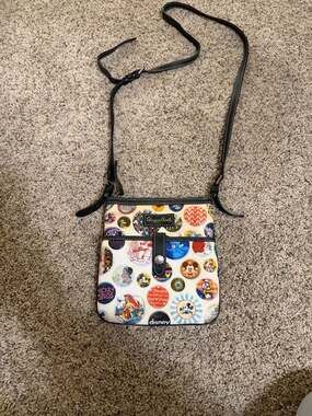 Rare Dooney & Bourke Disney Parks Vintage Dooney And Bourke Buttons Crossbody
